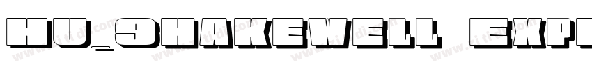Hu_Shakewell ExpBlk字体转换